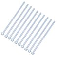 thumbnail image 3 of Half Thread  10 Pcs Half Thread  Fine Thread Carbon Steel Sturdy Lengthened Hex Half Tooth, 3 of 8