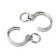 thumbnail image 5 of Anillo para patas de aves, accesorio de acero inoxidable para vuelo de loros al aire libre, entrenamiento de aves, 10 Uds., 5 of 5