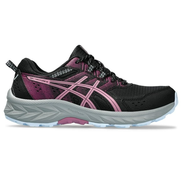 ASICS Women's Gel-Venture 9 Running Shoes, 5.5, Black/Soft Berry