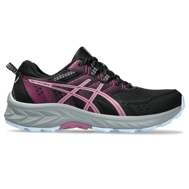 Zapatillas para correr Asics Gel-Venture 9 para mujer, color negro/Soft Berry