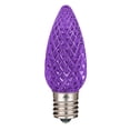 thumbnail image 6 of Novelty Lights Purple C9 LED Faceted Christmas Replacement Bulbs Dimmable 25 Pack, 6 of 6