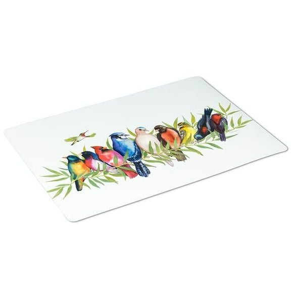 Abbott Collection AB-27-TABLEMAT-WR-05 13 x 18 in. Birds on Branch Placemat, Multi