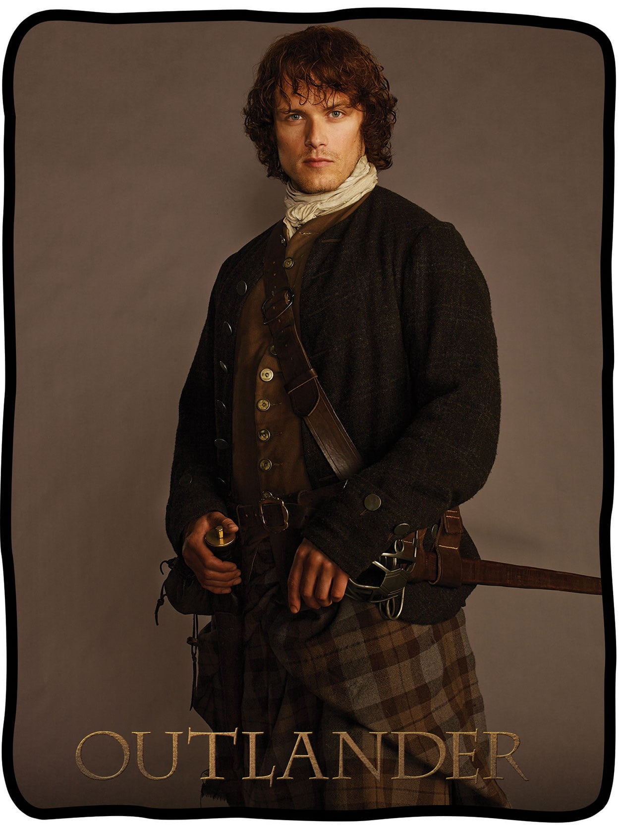 DSAWAT Outlander Jamie Fraser Bed Blanket Air Conditioning Quilt Sofa Couch Car Living Room Throw for Kids Adults Gift