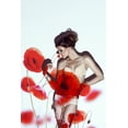 thumbnail image 2 of marinastudio 13x18 Gold Ornate Wood Framed with Double Matting Museum Art Print Titled - Red, 2 of 4