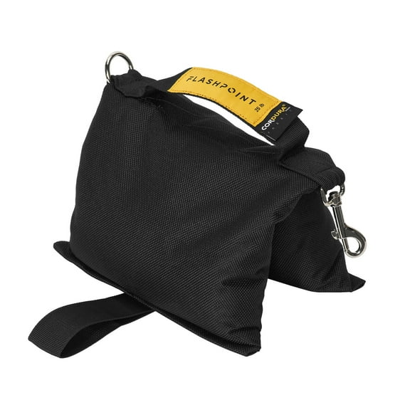 Flashpoint 25 lbs Water-Resistant Cordura Nylon Saddle Shot Bag, Black