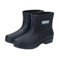 thumbnail image 1 of Botas de lluvia para mujer, botas de lluvia versátiles, elegantes, portátiles, botas de lluvia de media pantorrilla para acampar, pescar, viajar y, 1 of 8