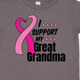 thumbnail image 4 of Inktastic Breast Cancer Awareness I Support My Great Grandma Boys or Girls Toddler T-Shirt, 4 of 5