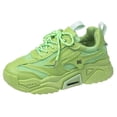 thumbnail image 2 of Deporte Suela Gruesa para Mujer Gruesas Transpirables Con Cordones Entrenamiento Físico, 2 of 9