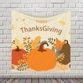 thumbnail image 4 of YFYANG Thanksgiving Pumpkin Pattern Tapestry, Bedroom Dormitory Living Room Decoration Tapestrys Wall Hanging , 59 x 59 in, 4 of 9