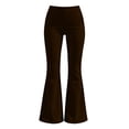 thumbnail image 5 of Aboser High Waist Bootleg Yoga Pants for Women Athletic Casual Flared Leggings Slim Fit Stretch Workout Pants Solid Color Tummy Control Trousers, 5 of 5