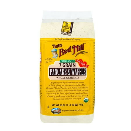 Bobs Red Mill 7 Grain Pancake & Waffle, Organic, 26 Oz