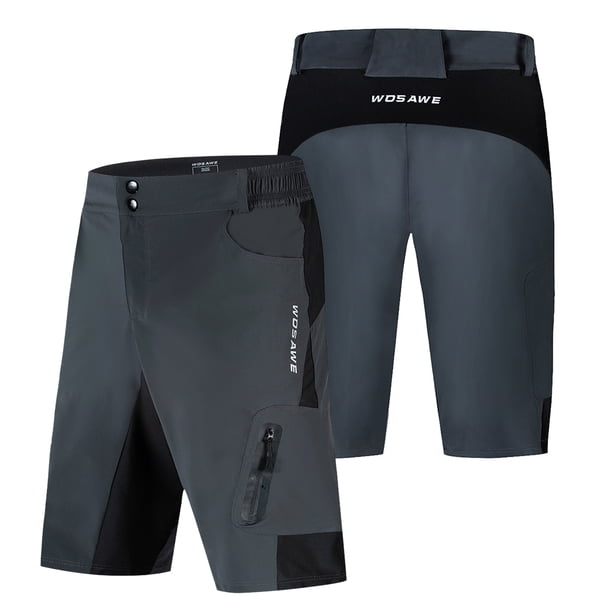 Pantalones cortos de ciclismo de ajuste holgado para hombres Pantalones cortos de bicicleta MTB Deportes al aire libre