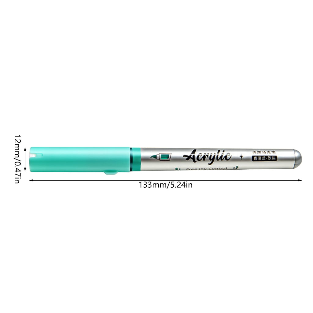 Jesscasday Acrylic Marker for Drawing on Paper Stone Rock Canvas Wood Glass Cardmaking