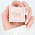 thumbnail image 6 of SOLITAIRE JEWELS 0.30CT Princess & Round Moissanite Diamond Curved Wedding Band for Women Solid 10k Yellow Gold, 6 of 6