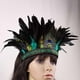 thumbnail image 4 of Feather National Style Fascinator Costume Accesorios indios decorativo para Party Mujer , Adultos Adultos Verde, 4 of 7