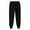 Black, variant on Gpaecead 2024 Men's Fleece Lined Pants Casual Baggy Hiphop Dance Jogger Sweatpants Winter Warm Drawstring Zipper Pockets Elastic Trousers Beige