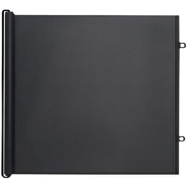 Barrera de puerta antiescape para mascotas valla retráctil automática divisoria antisalto bloquer gatos entrada instalación con punch sin perforación fácil instalar diseño plegable almacenar protec
