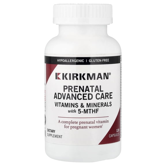 Kirkman Labs Prenatal Advanced Care, 120 Capsules