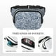 thumbnail image 5 of Fotbe Paisley4 Cangurera Cuadrada con Estampado de Doble Capa, Bolsa de Cintura Ajustable Mini para Hombres y Mujeres, 5 of 9