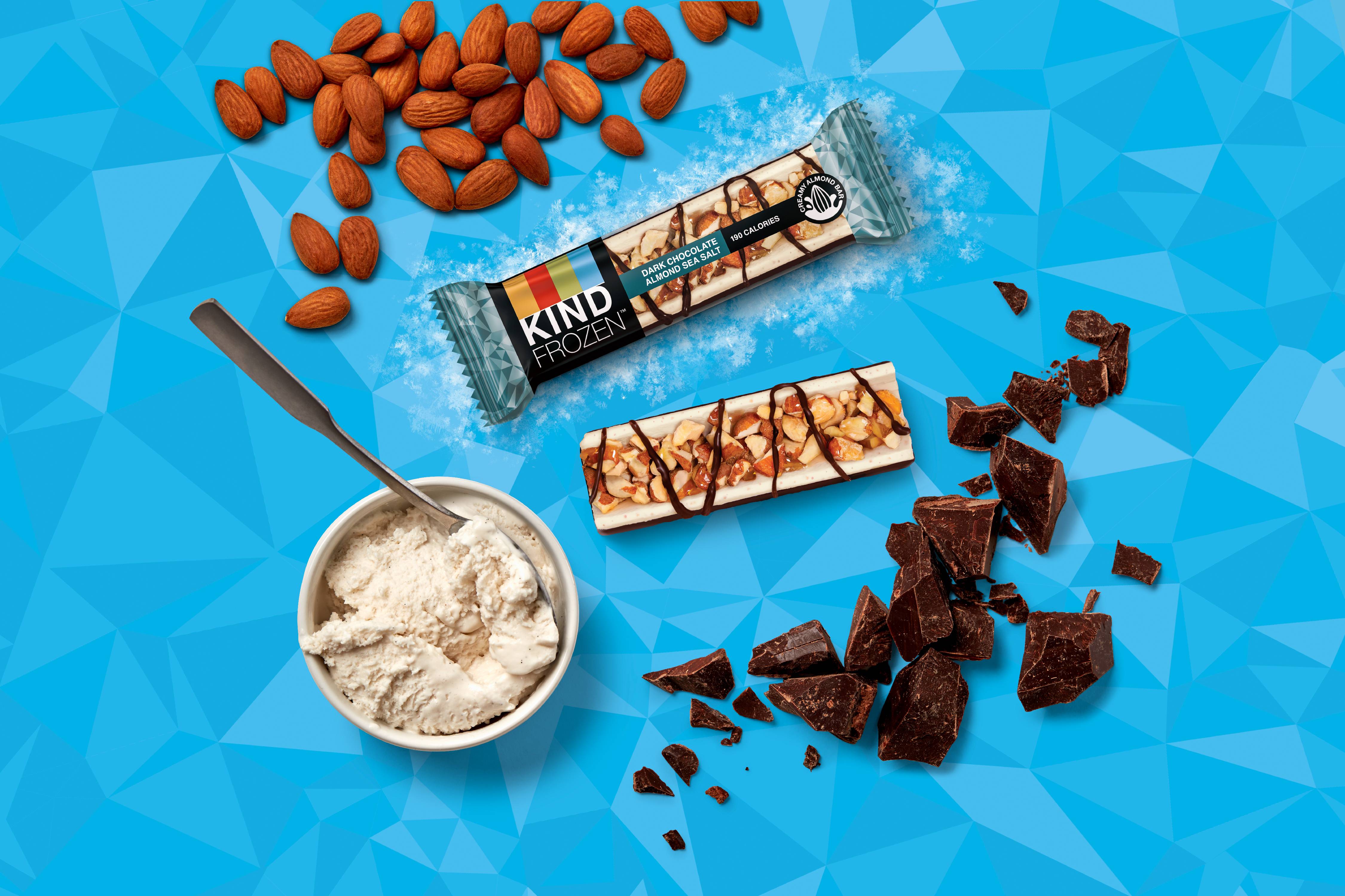 KIND FROZEN Dark Chocolate Almond Sea Salt Treat Bar 1-Ct - image 2 of 4