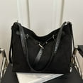 thumbnail image 4 of Women's Suede Shoulder Bag Crossbody Bag Adjustable Shoulder Strap Hobo Bag Wallet With Inner Pocket Shoulder Bag Clutch Handbag, 4 of 12