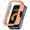 D*5X5CM, variant on Sporty Protective Case Featuring Ultra Bright AMOLED Screen | NFC NFC Compatible Fits For Apple Watch And Android | Perfect For Business Trips White Great For Calorie Tracking White