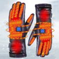 thumbnail image 1 of Guantes unisex para bicicleta eléctrica, 3 modos de calefacción, piel sintética, invierno, senderismo, esquí Guantes calefactables eléctricos, 1 of 7