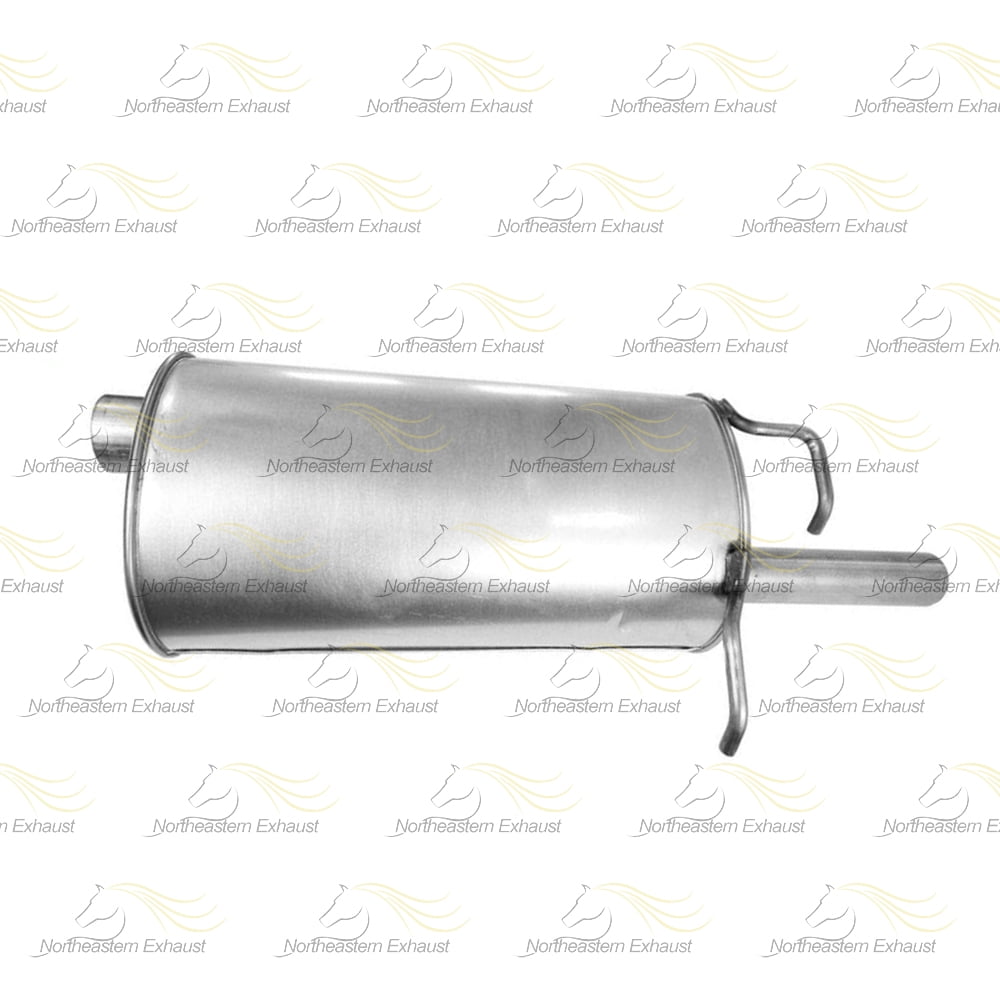 Northeastern Exhaust Resonator and Muffler Exhaust Kit Fits 2006-2011 Chevy HHR 2.4L Wagon - Direct-Fit Replacement | Stainless Steel | Free Clamps and Gaskets