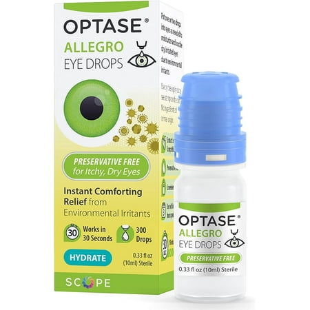 OPTASE Allegro Eye Drops - Quickly Lubricates the Eye by Creating a More Protective Tear Film.