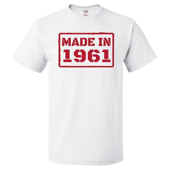 65th Birthday Gift For 65 Year Old Made In 1961 T Shirt