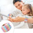 thumbnail image 2 of Beauty 1pc Plush Solid Color Wristband And Washable for Sports Running And Hand Washing, 2 of 4