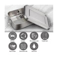 thumbnail image 4 of Stainless Steel Lunch Box, 1200 Ml Lunch Box, Leak-proof With Removable Divider, Lunch Boxes,enviro, 4 of 5