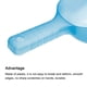 thumbnail image 4 of Pala de Harina para Hielo de Plástico Uxcell de 12oz Cuchara de Hielo Azul, 4 of 6