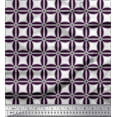 thumbnail image 1 of Soimoi Cotton Poplin Fabric Semi Circle & Square Geometric Printed Fabric 1 Yard 42 Inch Wide, 1 of 3
