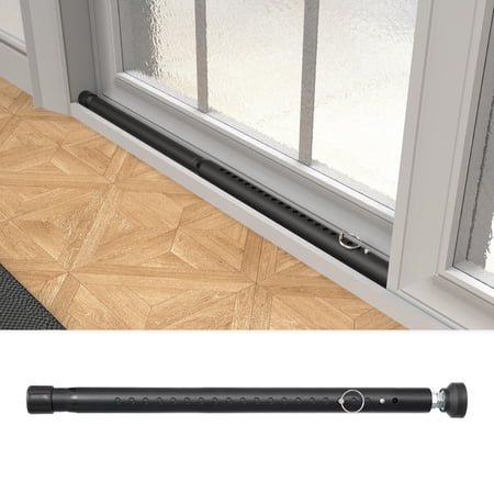 AEASKIEY Window Security Door, Sliding Door Security Bar 17-50 inch, Adjustable Locking Window Safety Bar, Black