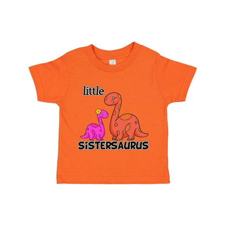 

Inktastic Little Sistersaurus Gift Toddler Toddler Girl T-Shirt