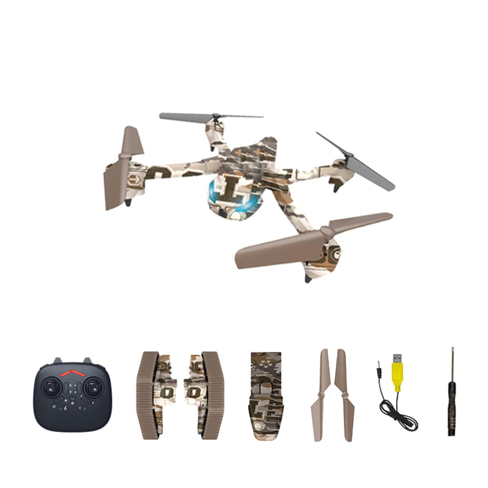 Naughtyhood Multifunctional Drones Remote Control Drone Toy Deformed