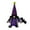 🔥 Purple_Base#1649, variant on Halloween Goblin Gnome Ornament | Faceless Dwarf Figurine | Unique Gauze-Free Material | Black & Purple | Decorative Prop for Home & Holiday | 10.2"x4.33"x3.54" | 1 Piece