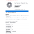 thumbnail image 2 of Front Brake Rotor - Compatible with 2007 - 2014 Chevy Suburban 1500 2008 2009 2010 2011 2012 2013, 2 of 2