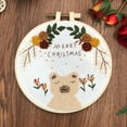 thumbnail image 1 of teapwant Scene Embroidery Kit Christmas Kits Beginner Embroidery Kit For Adults DIY Embroidery Kit For Home Room, 1 of 4