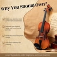 thumbnail image 2 of Kit de Violín Acústico Ktaxon Tamaño 1/4 con Acabado Mate, 2 of 7