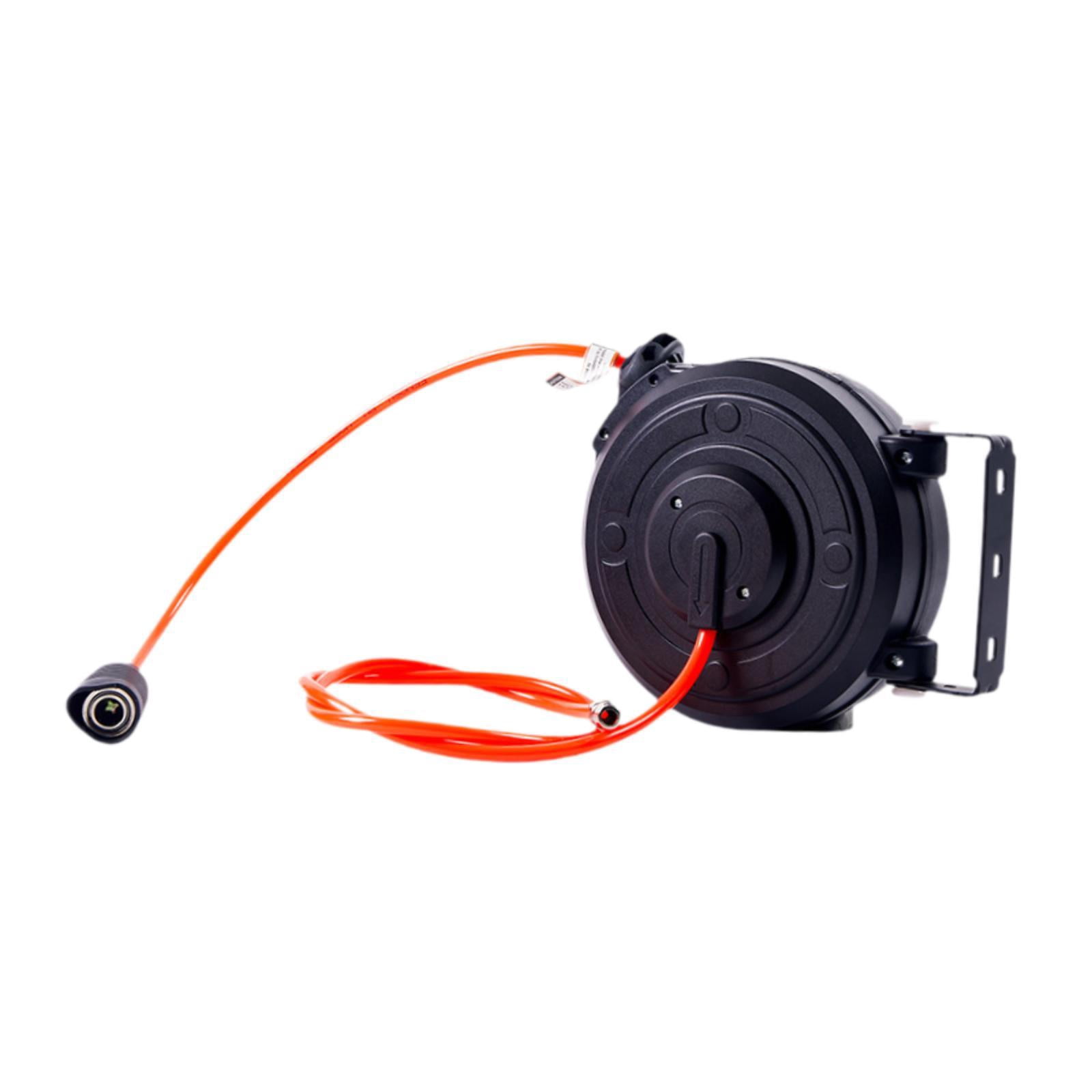 oshhni Retractable Air Hose Reel 180 degree Swivel Bracket Easy Installation for Workshop