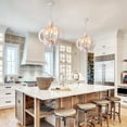 thumbnail image 2 of Chichoice  Farmhouse 6-Light Wood Chandelier Rustic Rustic Orb Chandeliers Bedroom Entryway Kitchen Island Living Room Cream White, 2 of 5