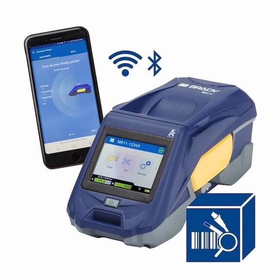 Brady Portable Printer, Single Color, 300 dpi M611-PWID