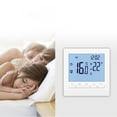 thumbnail image 3 of Termostato inteligente WiFi para calefacción por suelo radiante, pantalla LCD digital que ofrece lecturas claras, luz de fondo azul que mejora la visibilidad, función de memoria que garantiza una, 3 of 5