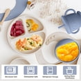 thumbnail image 3 of Set de alimentación para bebé Munlinder con babero de silicona con ventosa y utensilios, 3 of 7