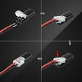 thumbnail image 4 of 50PCS Double-Wire Plug-in Connector with Locking Buckle,Pluggable Connectors 2 Pin 2 Way mk6489, 4 of 6