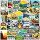 thumbnail image 1 of Paquete de pegatinas Camping Adventure, 50 unidades, vinilo impermeable, 1 of 2