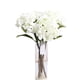 thumbnail image 1 of Daboolka Ramo de hortensias artificiales flores de seda boda fiesta nupcial decoración del hogar (blanco), 1 of 2