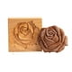 thumbnail image 1 of Fiudx Molde de Madera para Tallar, de Haya, con Diseño de Rosas, Revestimiento de Cera de Abejas Seguro, Fácil de Limpiar, Herramienta para Hornear Pan de Jengibre, Galletas, Pasteles, Repostería Cas, 1 of 2